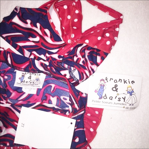 NEW FRANKIE & DAISY Toddler Bikini-Size 2T - Picture 3 of 3